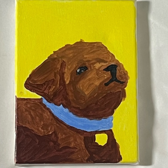 Other - Brown Dog Portrait Canvas Art
